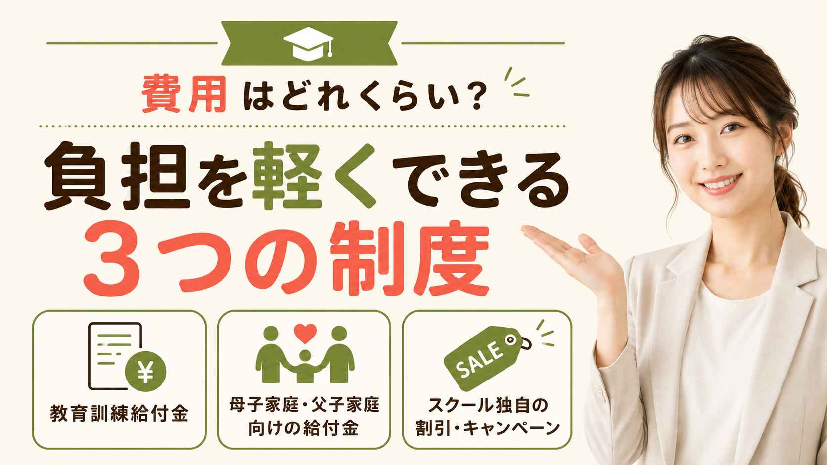 費用はどれくらい?負担を軽くできる3つの制度