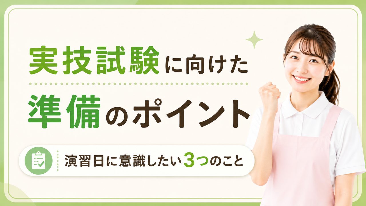実技試験に向けた準備のポイント